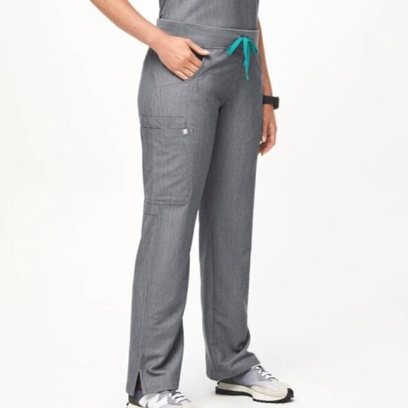 FIGS Technical Collection Kade Cargo Scrub Womens Pants Graphite Gray Size XS - Picture 1 of 8